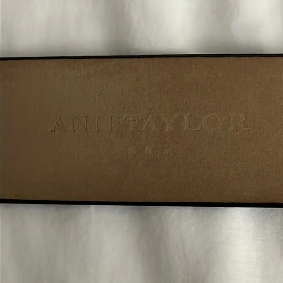 Ann Taylor Paten Leather Black Belt. Size XS. Measures 36”. Gently worn. - Picture 5 of 8
